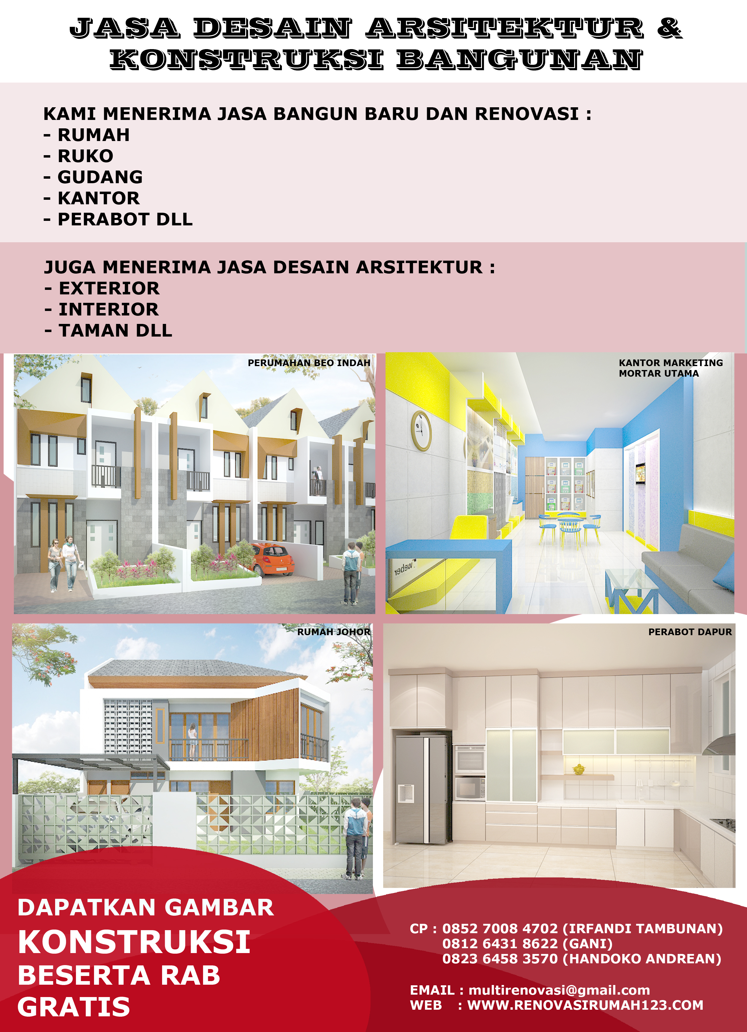 Jasa Desain Arsitektur Dan Konstruksi Bangunan Medan